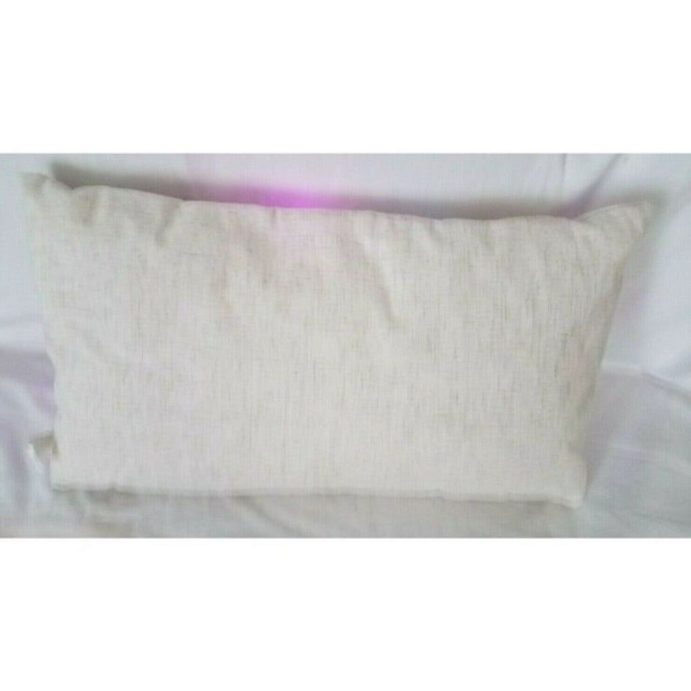 174 Accent Pillow Reindeer Dog Christmas Holiday Blinking Light-Up Buffalo Plaid - Picture 9 of 12